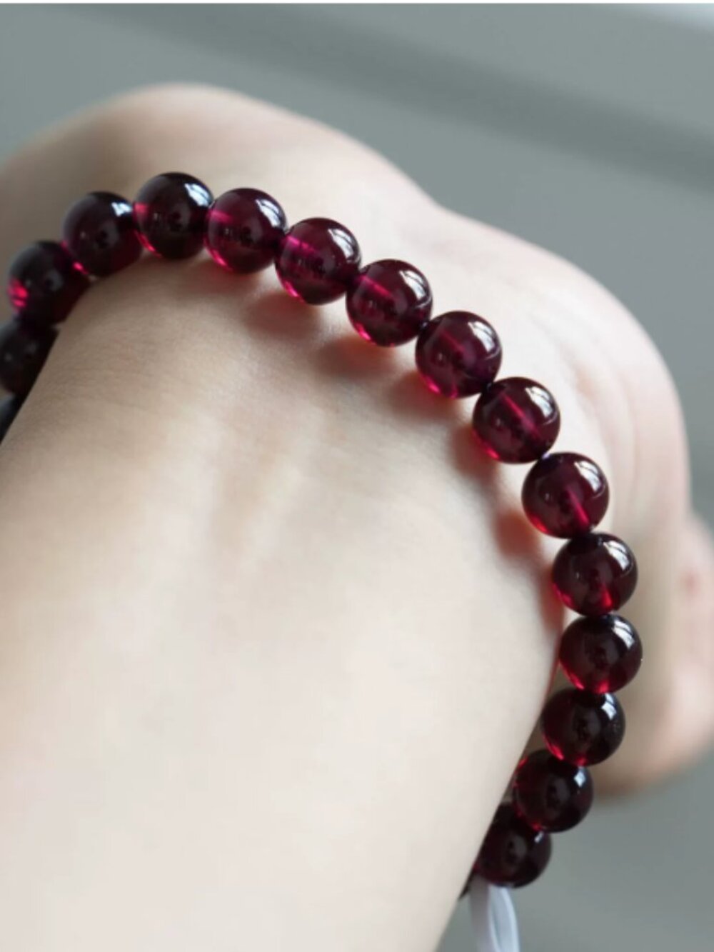 Genuine Natural Rhodolite Garnet Bracelet | Passion Crystal for Love & Vitality